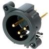 Connettore XLR (M) 3p di ricambio per diffusore DB NC3MAA